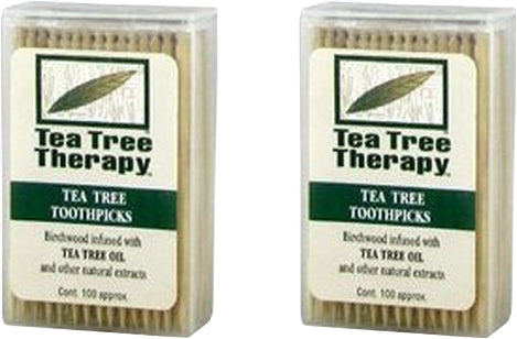 - Tea Tree & Menthol Toothpicks (100 Count) (2-Pack) Quit Smoking Quit Vaping 2 Pack